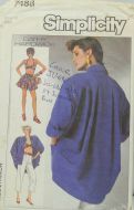 Simplicity Cathy Hardwick 7488 Misses Pants, Top, Shorts and Oversized Jacket